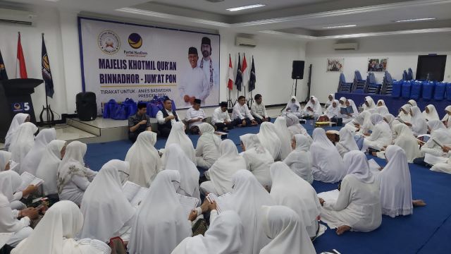 Tirakat Menangkan Anies, NasDem Jatim Launching Majelis Qur'an Binnadhor Jumat Pon
