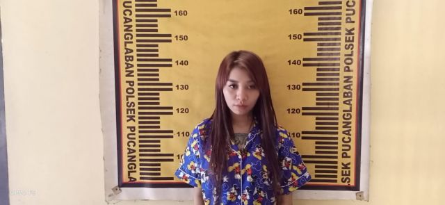 Nyambi Jualan Pil, LC Cantik Digelandang Polisi