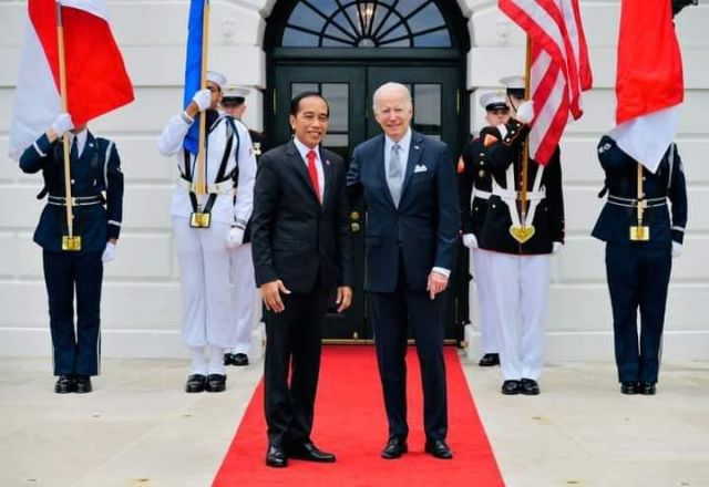 Presiden Jokowi Hadiri Jamuan Santap Malam Presiden Biden