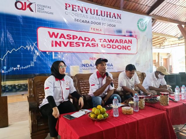 Waspada Investasi Bodong, Indah Kurnia Ajak TMP Sidoarjo Dan OJK Untuk Edukasi Generasi Muda Di Sidoarjo 