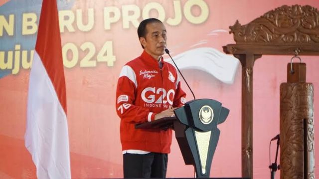 Kode Keras! Jokowi Sebut Mungkin yang Kita Dukung Ada Disini Saat Hadir Di Rakernas Projo