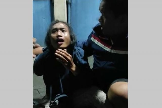Pelaku Curanmor di Setro Surabaya Babak Belur Dihajar Warga